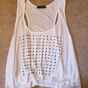 EUC racerback tank w/studs size medium